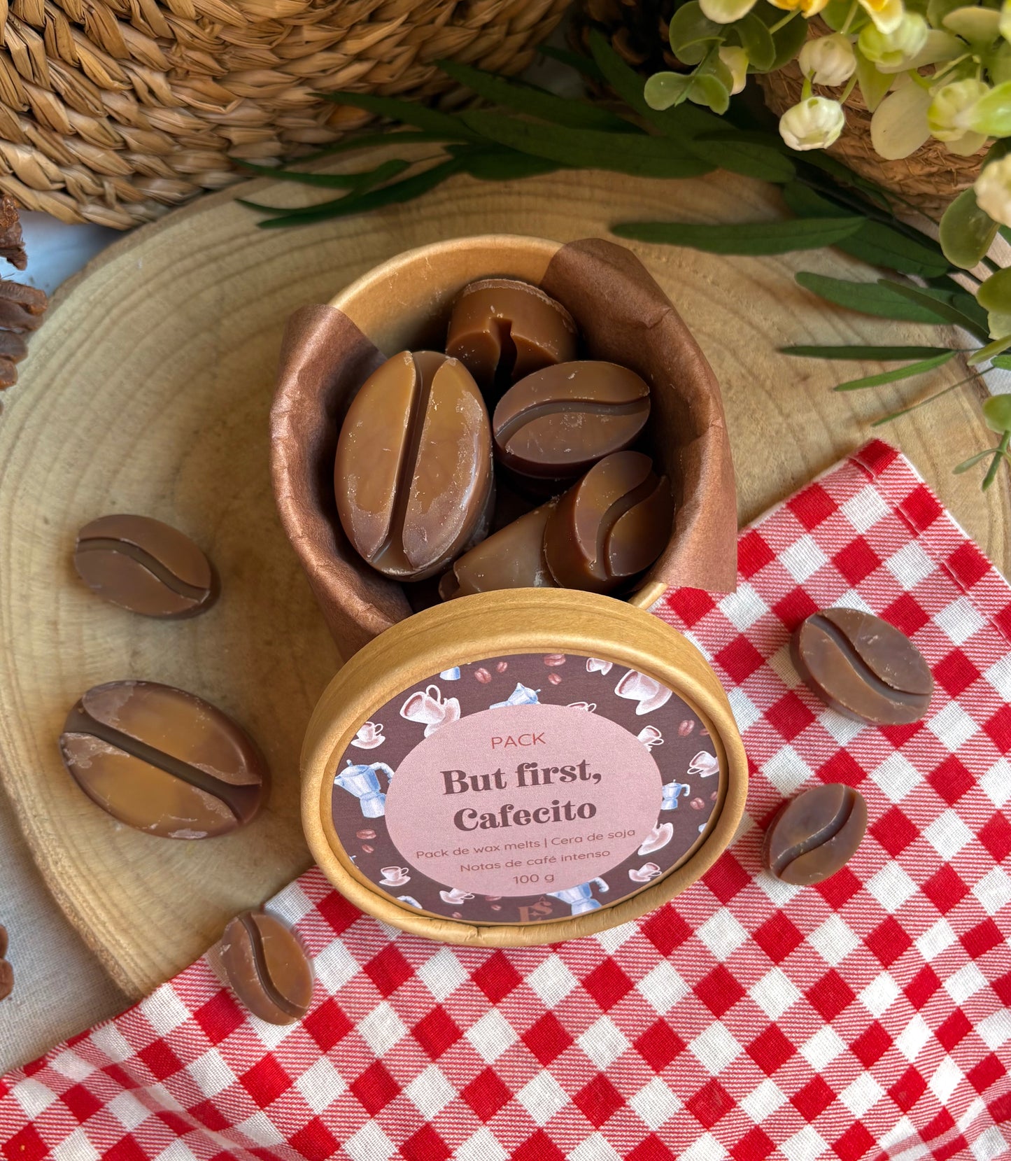 Wax melts "But first, Cafecito"