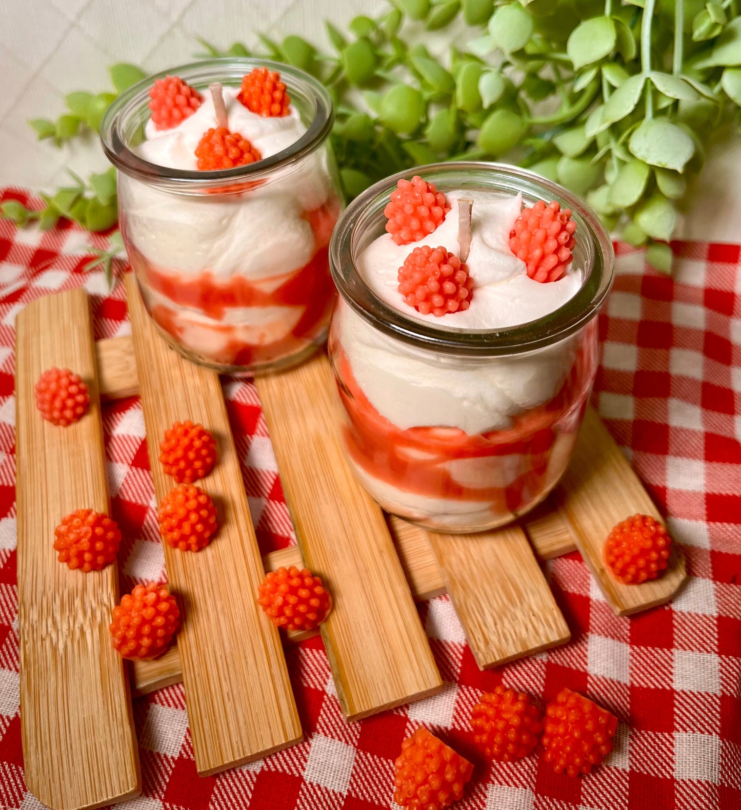 Vela "Cremoso de frambuesa"