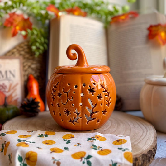 Autumn Glow · Quemador de cerámica para wax melts