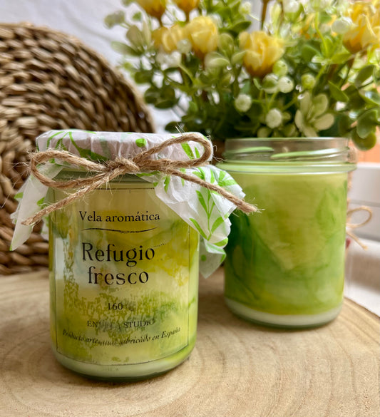 Vela "Refugio fresco"