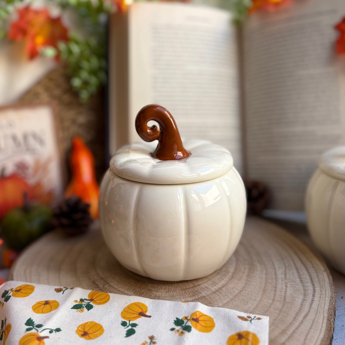 Enchanted Pumpkin · Quemador de cerámica para wax melts
