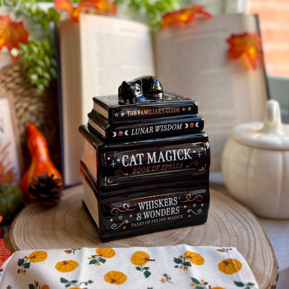 Haunted Bookshop · Quemador de cerámica para wax melts
