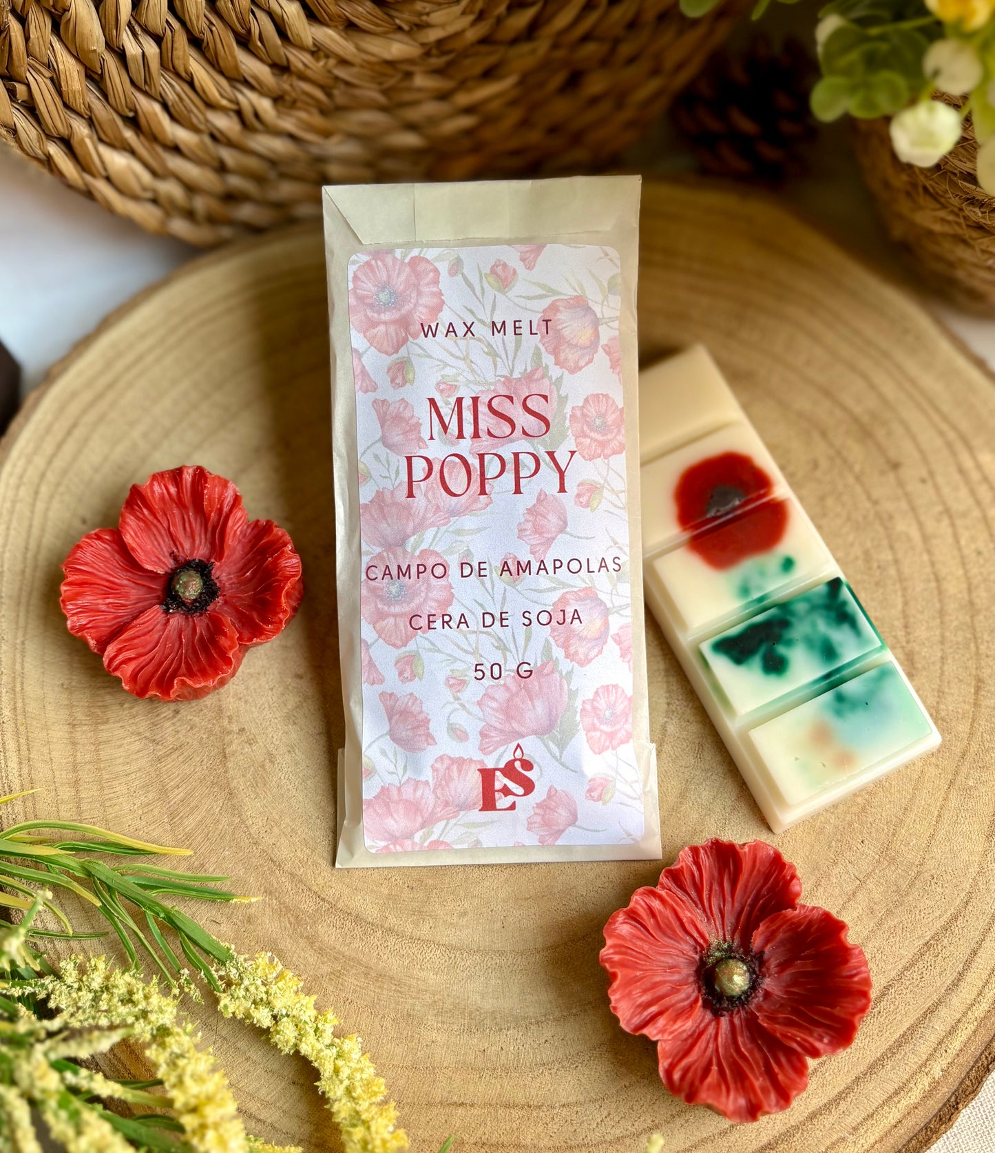 Wax melt "Miss Poppy"