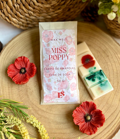Wax melt "Miss Poppy"