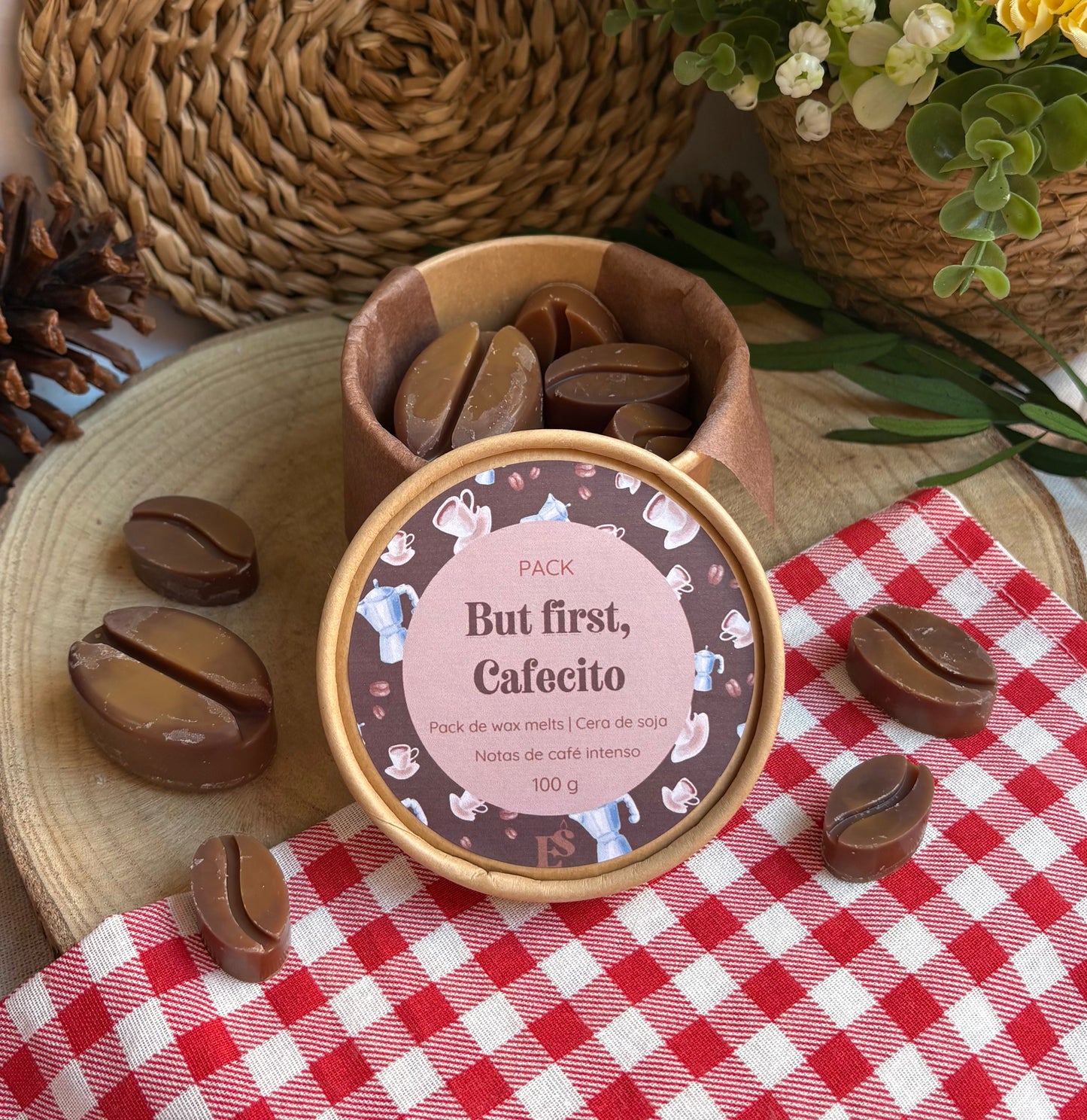 Wax melts "But first, Cafecito"