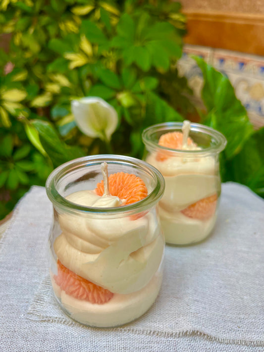 Vela "Mini mousse de naranja"