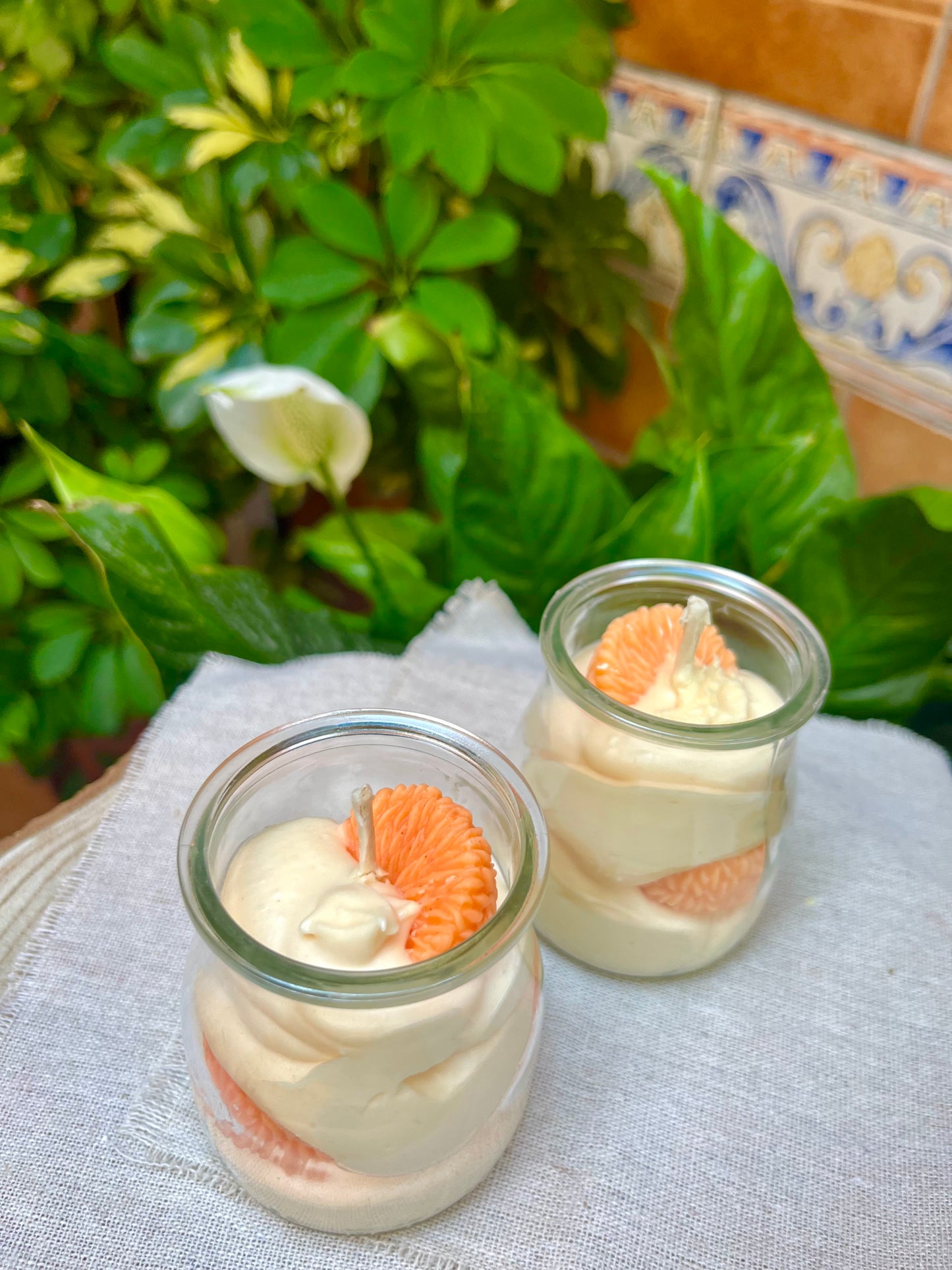 Vela "Mini mousse de naranja"